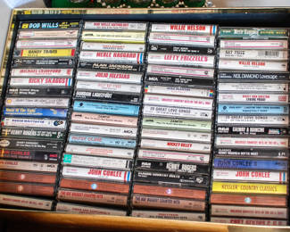 Cassettes, records and 8 Tracks.