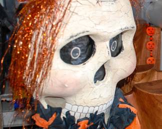 This is a Halloween Lamp that you will leave out all year.