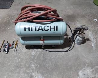 Air Compressor plus associated tools