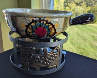 vintage fodue pot