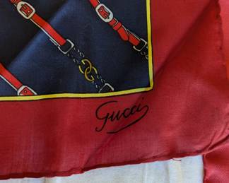 Gucci silk scarf
