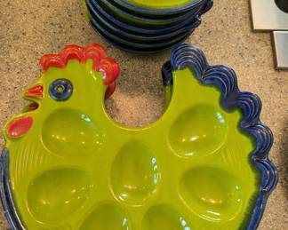 Vintage Waechtersbach egg set