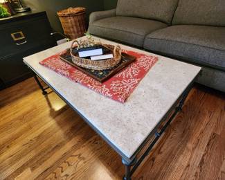 Stone Top Coffee Table