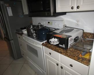 Dishes, pots, pans