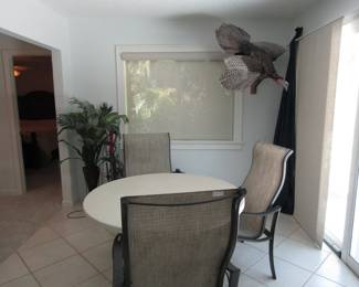 Patio table and chairs
