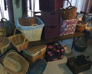Baskets including Longaberger