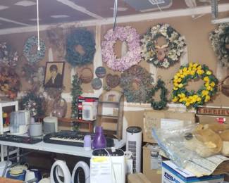 Wreaths, keyboard, air purifiers