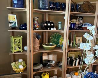 Large great shelf loaded with wonderful kitchen accessories 