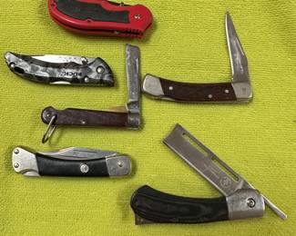 Snap on knife, buck knives, old timer and more
