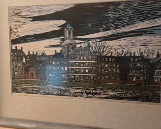 Signed watercolor