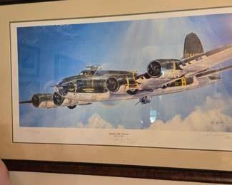 Memphis Belle - signed by Crew and Artist