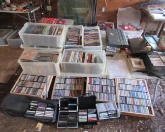 Shelley Duvall's collection of cassette tapes and movies