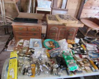 Shelley Duvall's garage tools
