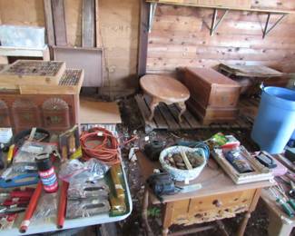 Shelley Duvall's garage tools