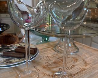 Adorable bird cocktail glasses