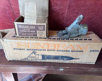 Sheep shearing tools