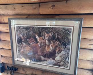 The foxes print
