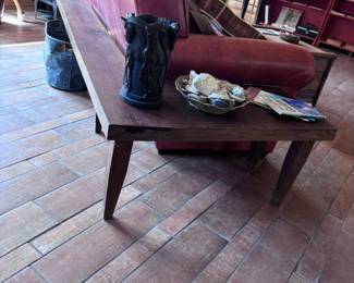 Unique redwood sofa table
