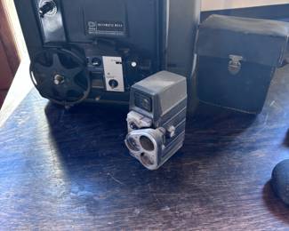 8mm movie camera & projector 