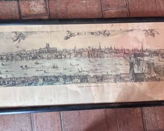 Yard long print of London