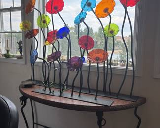 Flowers Handblown Glass