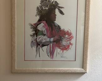 Young Pueblo Dancer by Bettina Steinke