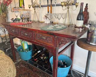 Chinese Altar #2 and various items