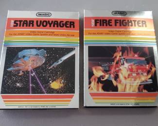 KKS032- Two Vintage Imagic Games in Box For Atari Game System