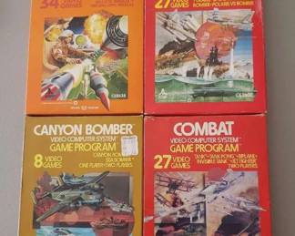 KKS040- Four Vintage Atari Games in Boxes