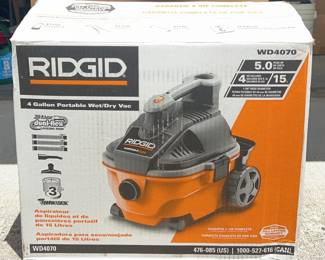 KKS025 - Rigid 4 Gallon Wet/Dry Vac