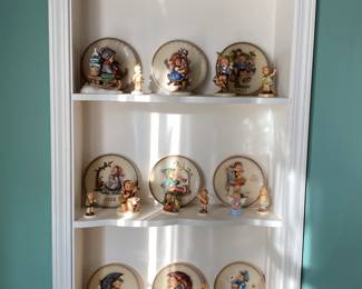 More Hummels. Plates and figurines.