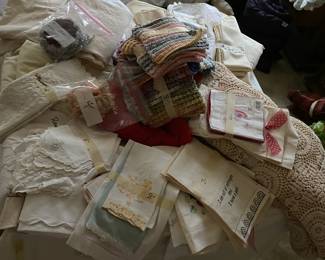 Vintage Linens and mostly handcrafted!