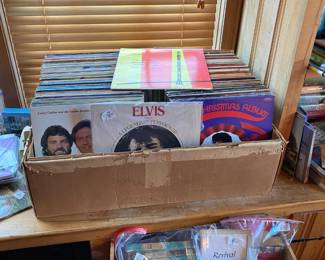 Vintage Vinyl.  Elvis, Waylon, Willie, Ray Charles, Oak Ridge Boys, Statler Brothers, Barbra, Dolly, Kenny Rogers, Nat King Cole....more and more.