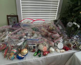 More and More Christmas ornaments.