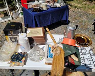 various kitchen and decorative items