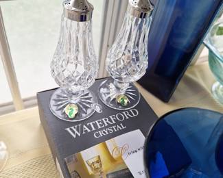 Waterford Salt and Pepper Shakers