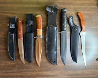 Knives with Sheaths