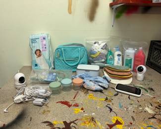 Baby Bag, Monitor, & Supplies