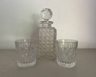 Crystal Decanter & Glasses