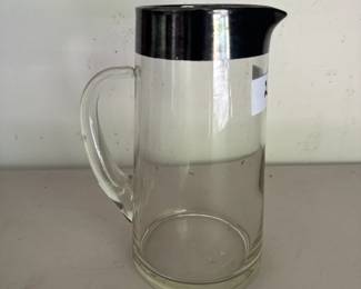 Silver Rimmed Pitcher