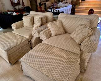 Norwalk Furniture Company 
Chairs and Ottoman’s 