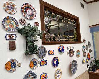 Wall of Decorative  Plates