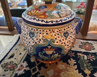 Hang Painted Terracotta Jar