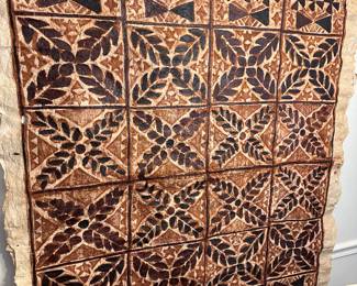 Dispose Tapa Cloth wall Hanging 