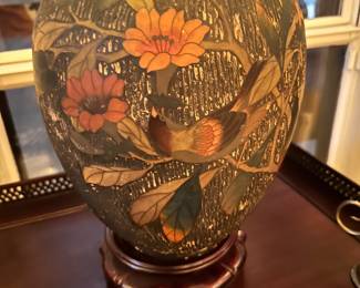 Japanese Tree Bark Vase