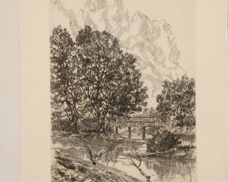 signed etching