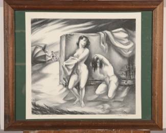 signed etching