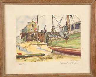 Signed lithograph
