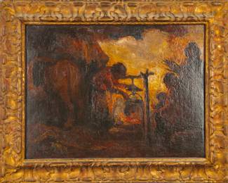 Eugene Higgins oil painting