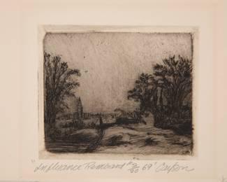 signed etching